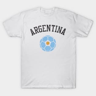 Argentina Soccer Team Heritage Flag T-Shirt